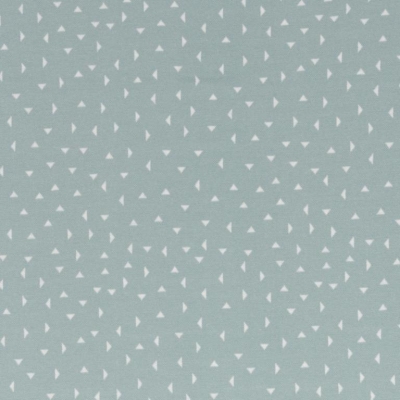 Jaquardjersey | Dreiecke | pastell Eisblau